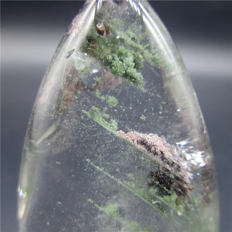 42g Natural Stones Chorite-Crystals Green Ghost Crystal Mineral Specimen Rocks Garden Quartz Raw Gemstone Decoration Collection | Дом и сад