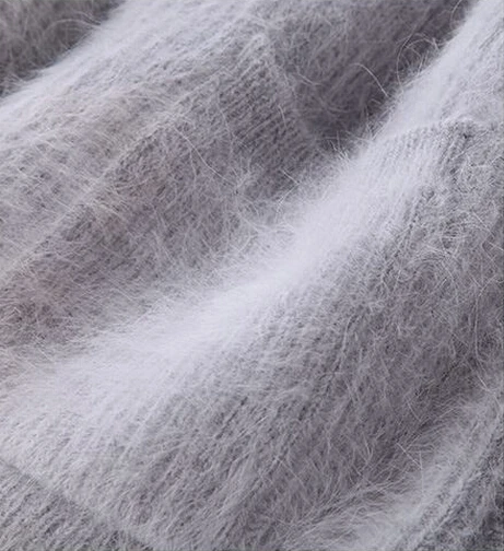 2019 New Thick Genuine Mink Cashmere Coat Warm Real Cardigans Wholesale Fur Sweater Hot Discount KFP912 |