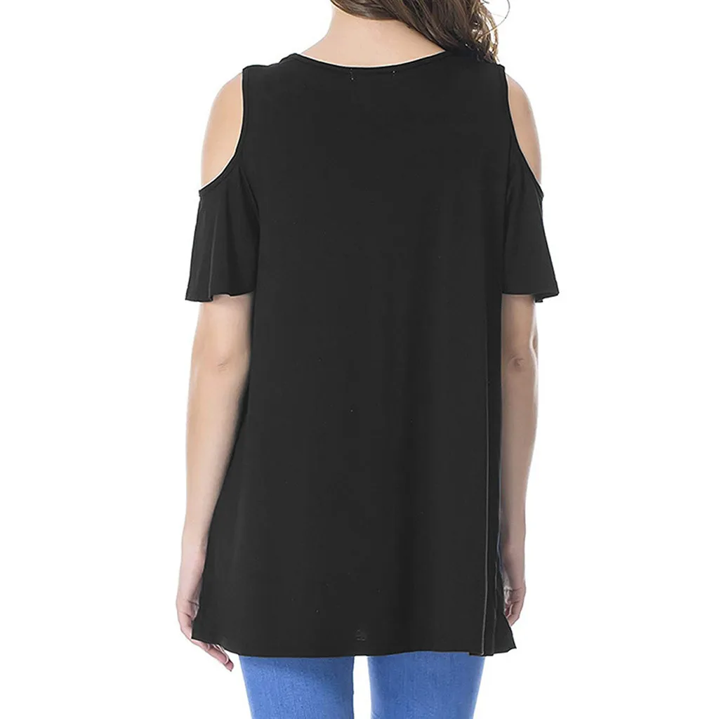 Maternity Top Mom Nursing Solid Tees Straps T-shirt Pregnancy Breastfeeding Tops Clothes | Мать и ребенок