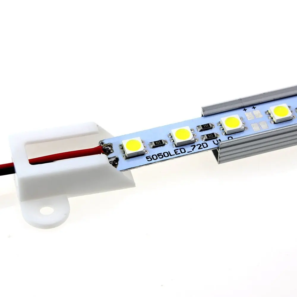 Жесткая светодиодная лента U образной формы 5050 SMD 36 длина 50 см Холодный/теплый