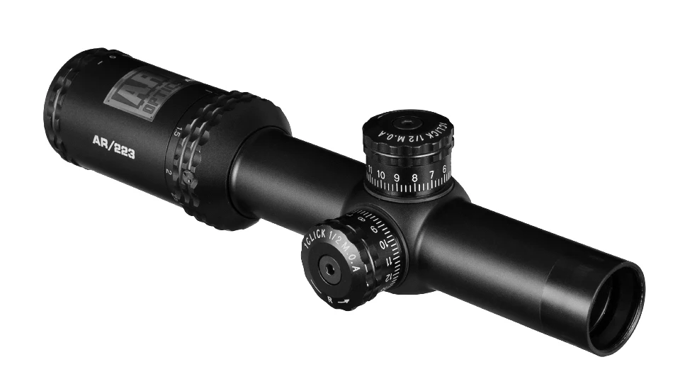 1-4x24 AR оптика капля AR 223 тактический прицел Riflescope с мишенью Turrets охотничьи прицелы для снайперской винтовки