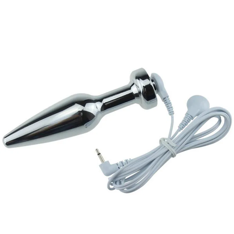 Анальная пробка с электрошоком 106*29 мм анальная Вибрирующая Женская эротическая