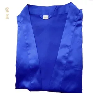 royal blue 5 предметов в лоте; пользовательское имя кружевные вечерние свадебные Одежда для невесты персональный подарок мама сестра невесты шелковый халат кимоно - Цвет: royal blue