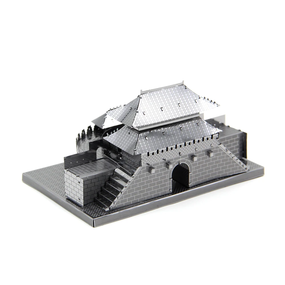 

Microworld 3D Metal Puzzle South Korea Hwaseong Architectural Building Model J010-G DIY 3D Laser Cut Assemble Toys