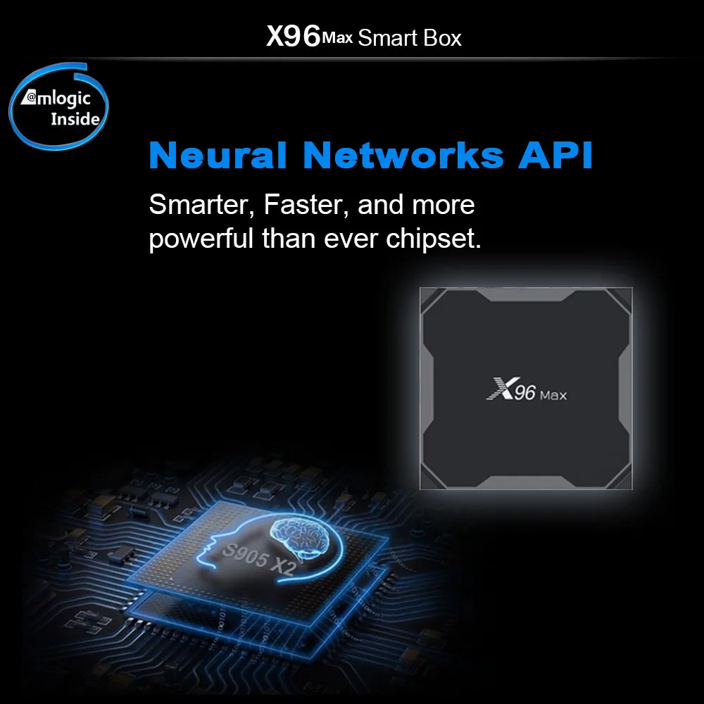X96 Max смарт приставка для ТВ android 8 1 Amlogic S905X2 4 ядра Гб 64 2 г & Wi Fi 5 ГГц 4K Set top tv box X96Max