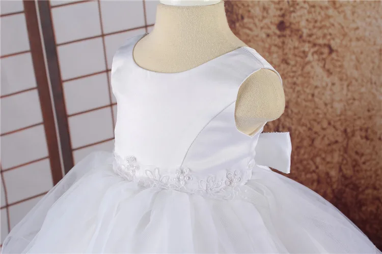 Платья для девочек с цветочным рисунком фатиновое платье белого и цвета слоновой