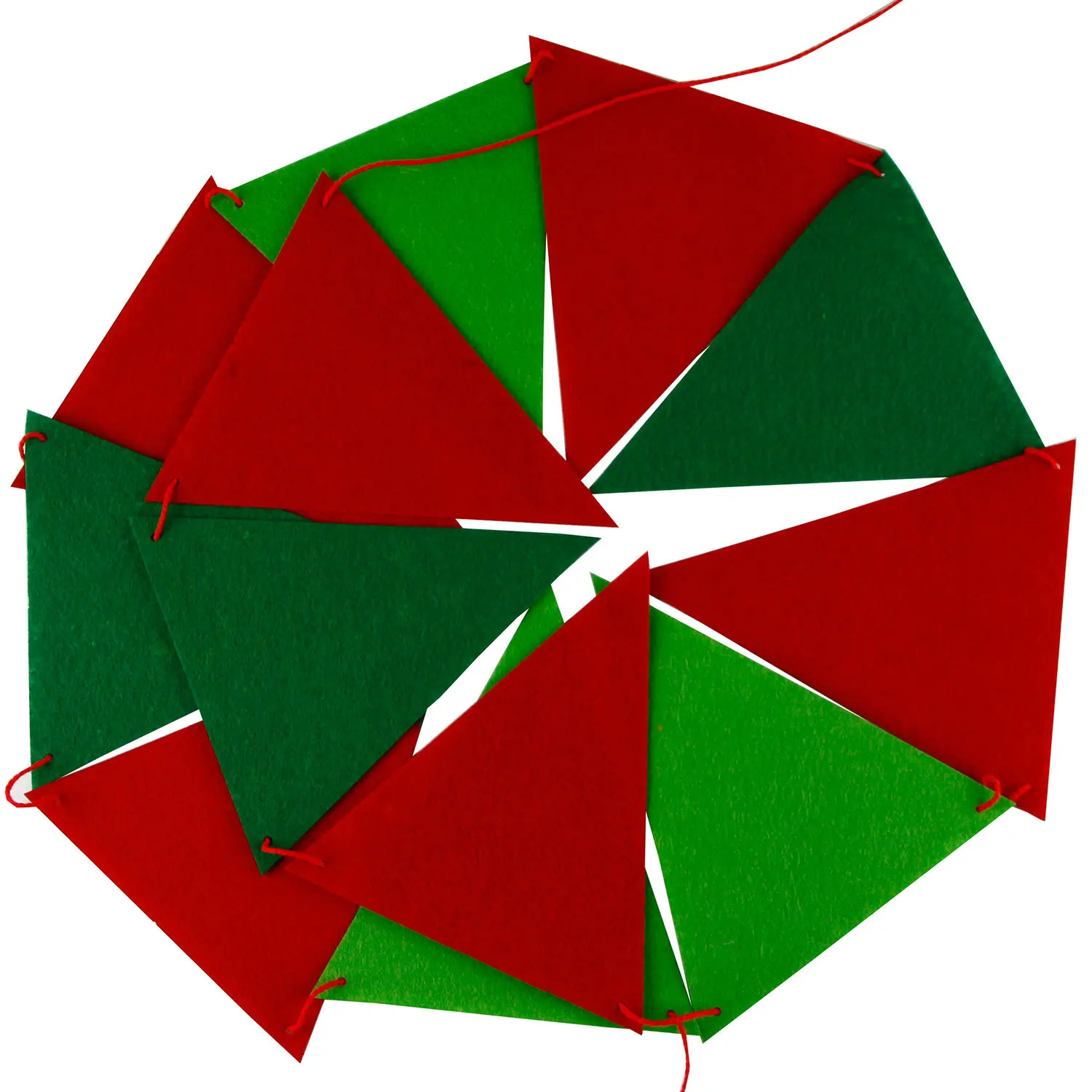 3 м нетканый подвесной баннер зеленый красный бандаж флаги для рождественской