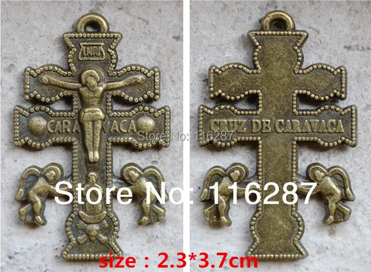 Католические религиозные Подарки медаль Святого распятия подвеска ангел