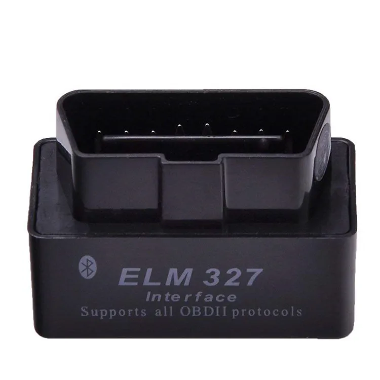 Черный Мини ELM327 Bluetooth V2.1 автоматический считыватель кодов работает на Android Symbian FW