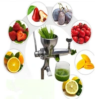 manual wheatgrass vegetable fruit juicing machine