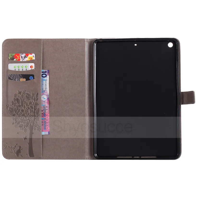 Кожаный флип-чехол для samsung Galaxy Tab S4 10,5 силиконовый чехол из мягкого ТПУ для samsung T830 T835 10,5 дюймов Задняя крышка на голову с декоративным цветком Etui