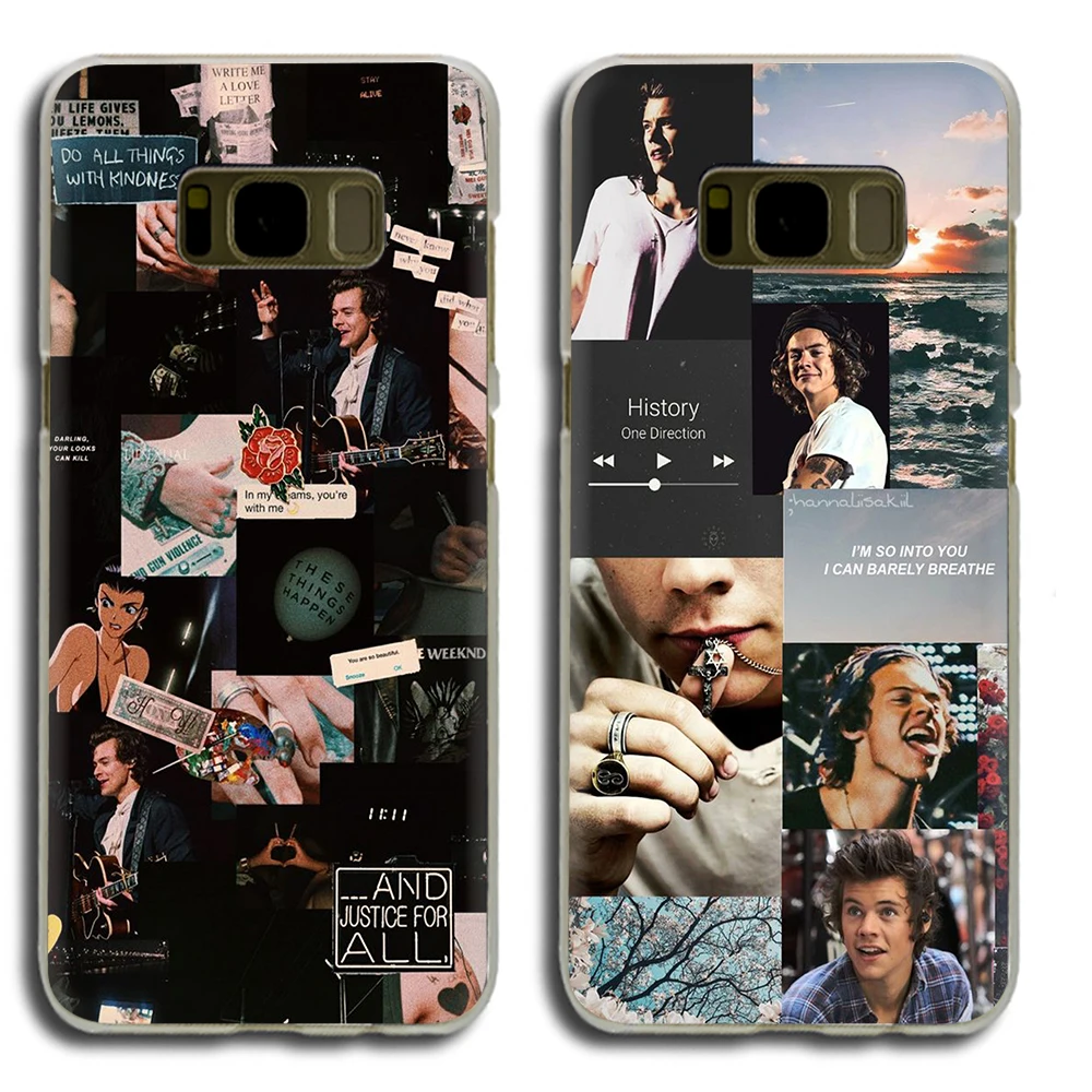 One Direction Harry Styles», Жесткий Чехол для телефона для Samsung Galaxy S6 S7 край S8 S9 S10 плюс S10e M10 M20 M30 M40 Note 8, 9, 10