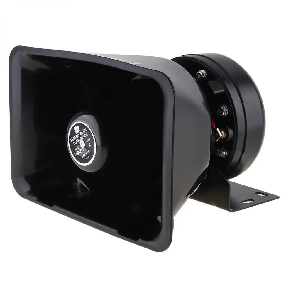 DC12V 200W 18 Автомобильная сирена на Предупреждение сигнализации полицейская сирена рупор громкоговоритель с микрофоном Системы+ Беспроводной дистанционного Управление