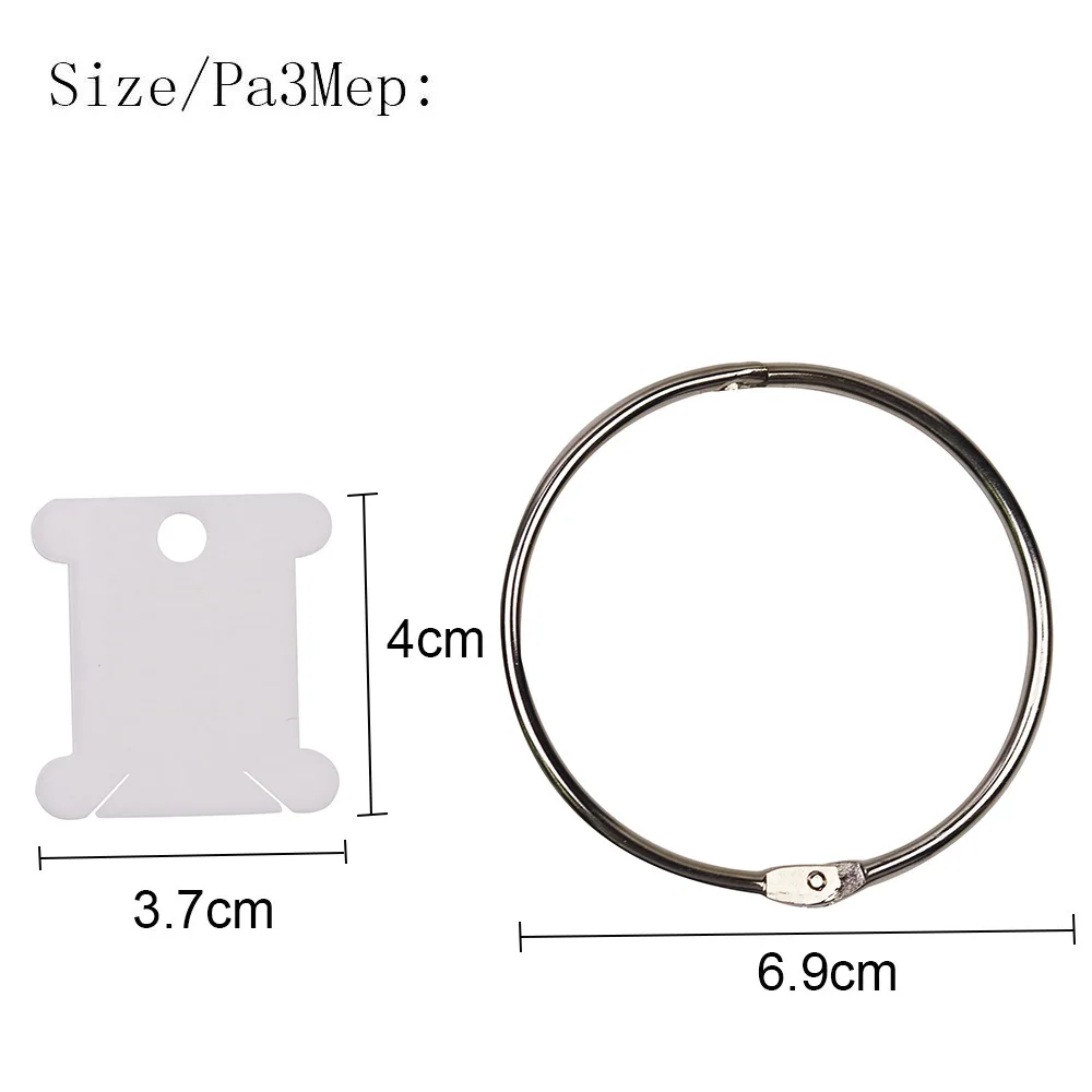 Пластиковый шпульки для ниток карта нити вышивки крестом держатель хранения