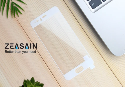 White ZEASAIN полное покрытие закаленное стекло для huawei P10 P 10 защита экрана 5,1 дюймов 2.5D 9H Твердость премиум стекло защитная пленка - Цвет: White