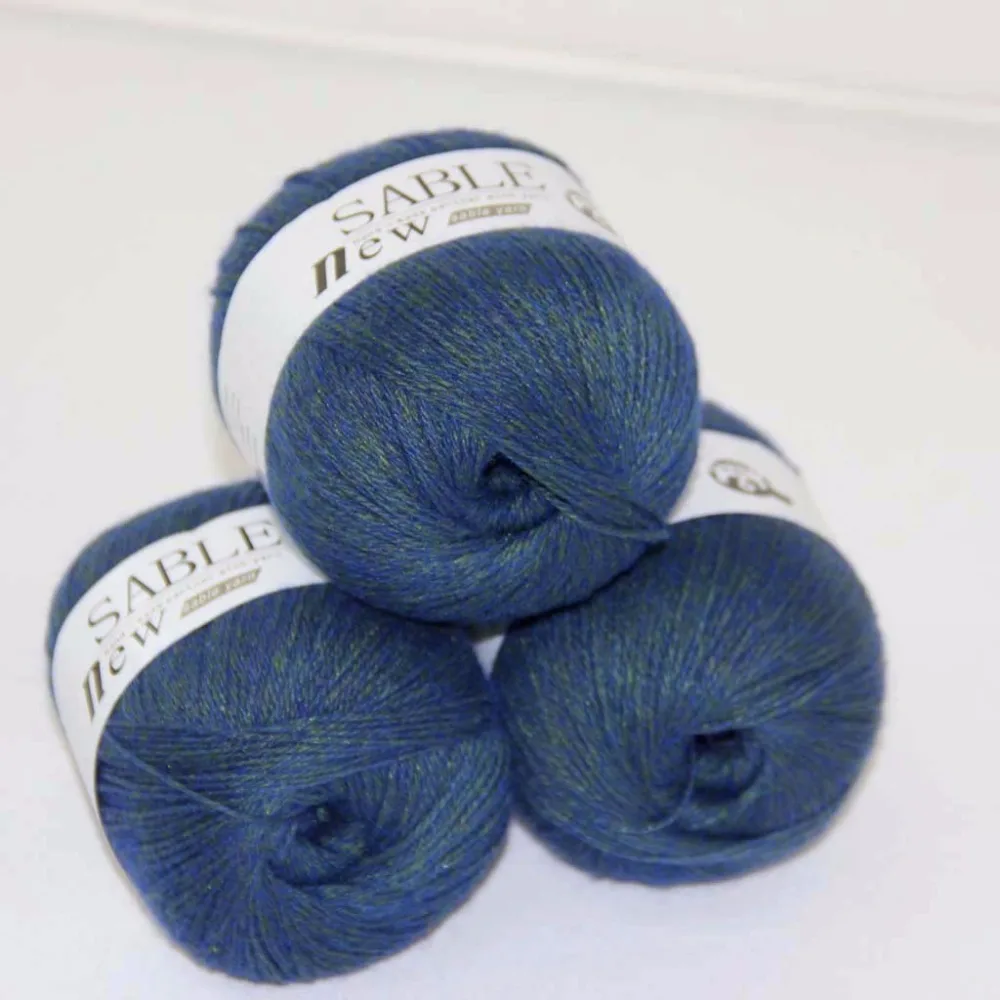 Multicolor Optional Sale Super Soft Pure Sable Cashmere Wrap Shawls Hand Knitting Wool Crochet 3X50gr 243-Yarn C2 | Дом и сад