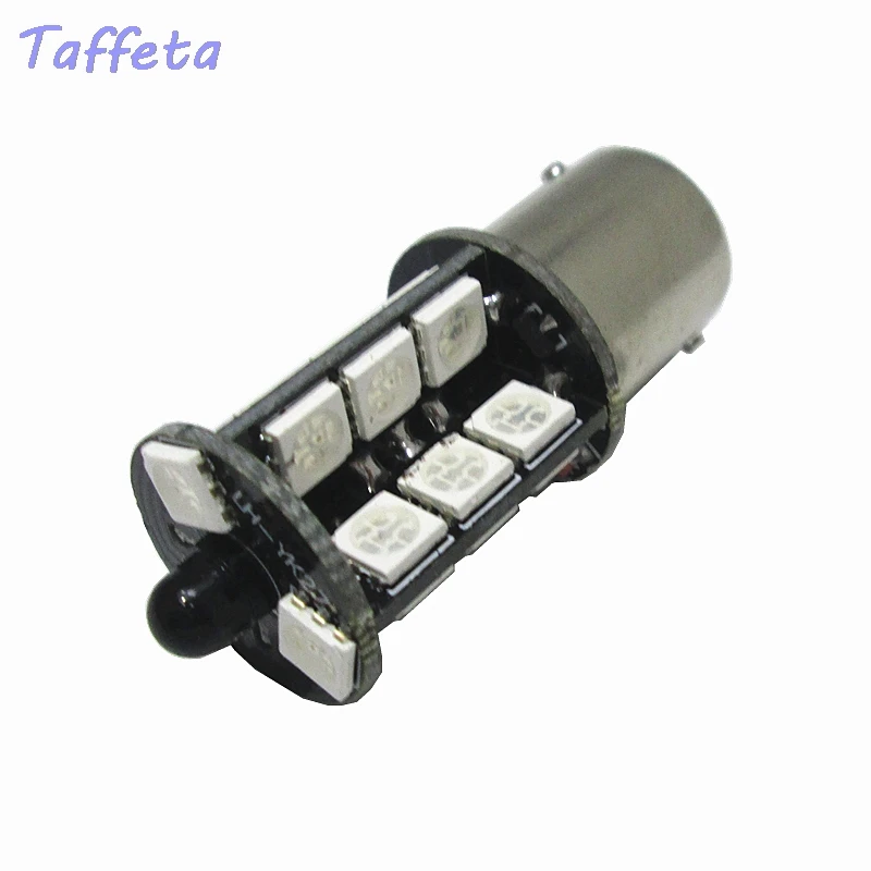 2 шт 12V 1156 BA15S P21W светодиодный с несколькими цветами RGB Цвет 5050 27SMD автомобиля