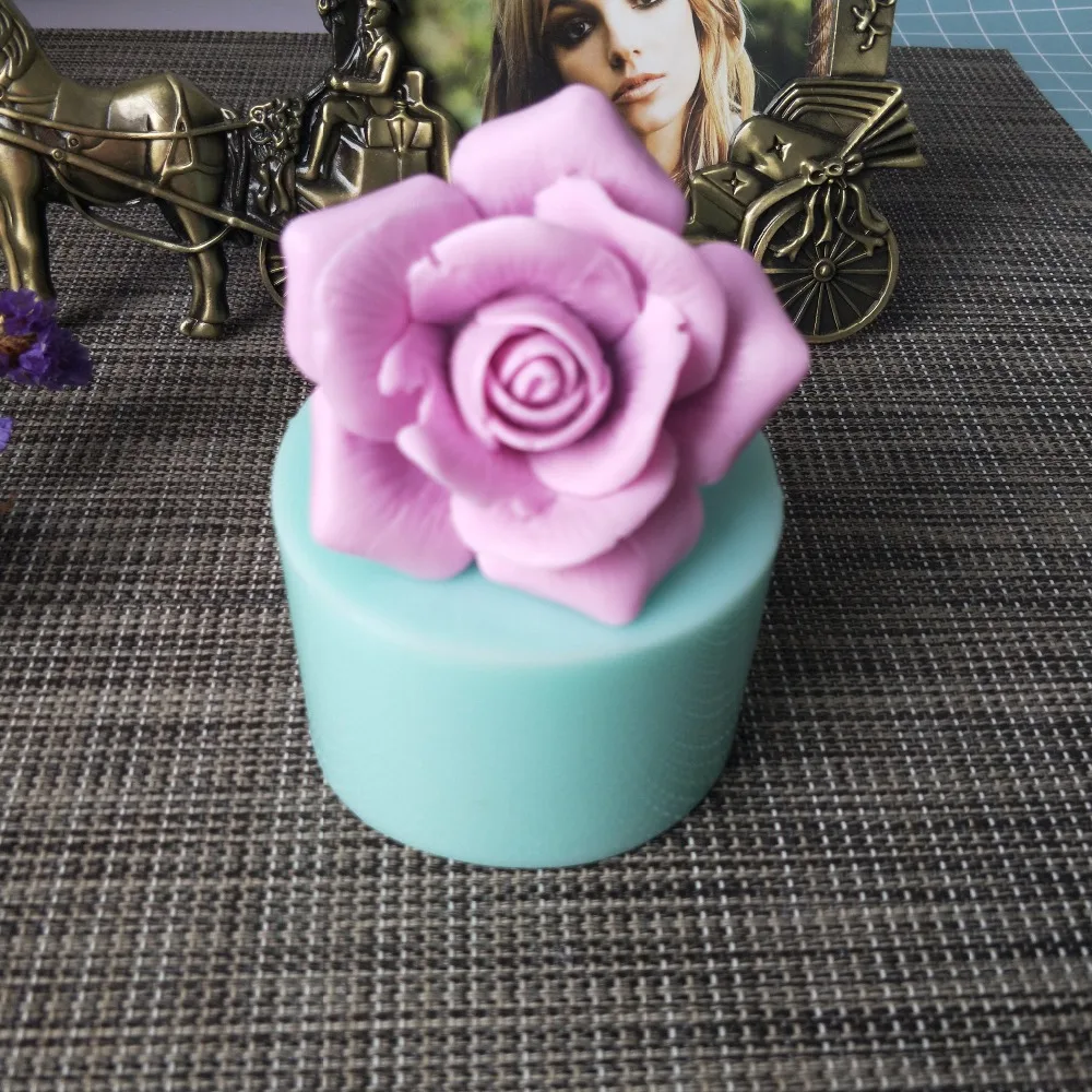 PRZY силиконовые формы для мыла розы мыло ручной работы DIY Ароматические формы для изготовления мыла полимерные глиняные формы