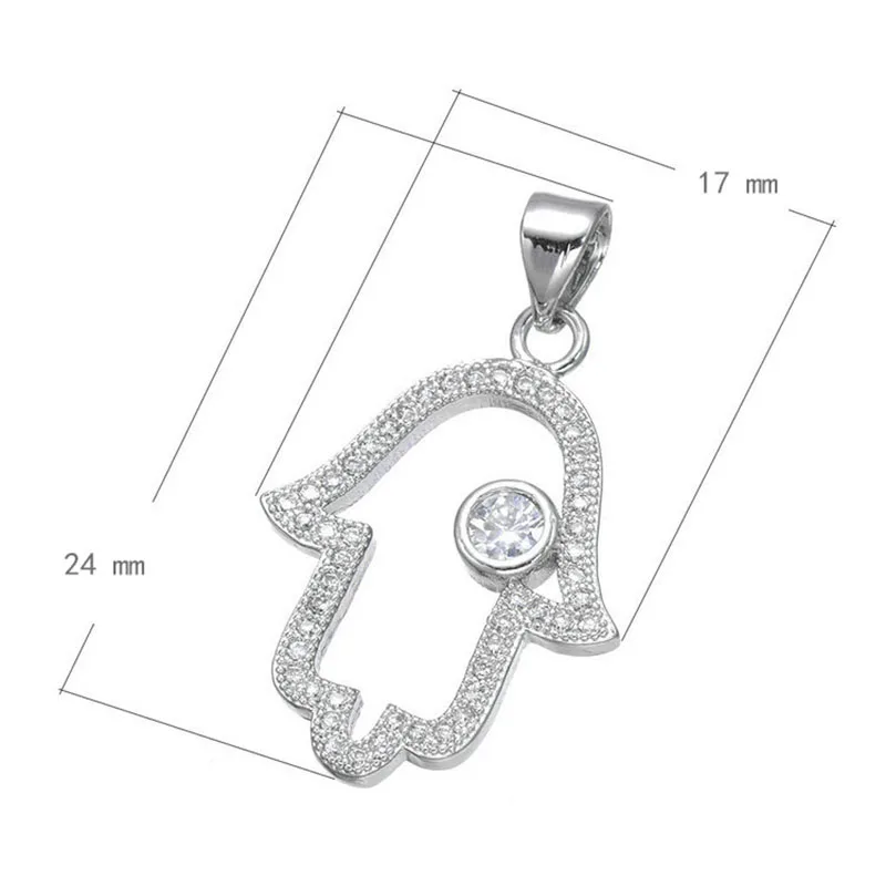 DIY ювелирные изделия Прямая поставка Hamsa EvilEye ожерелье для женщин Collare красочные