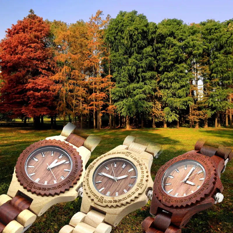 Деревянные часы женские кварцевые наручные фирменные роскошные дизайнерские с
