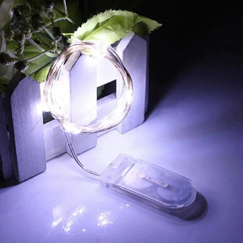 Водонепроницаемая светодиодная гирлянда 2 м 20 светодиодов на батарейках