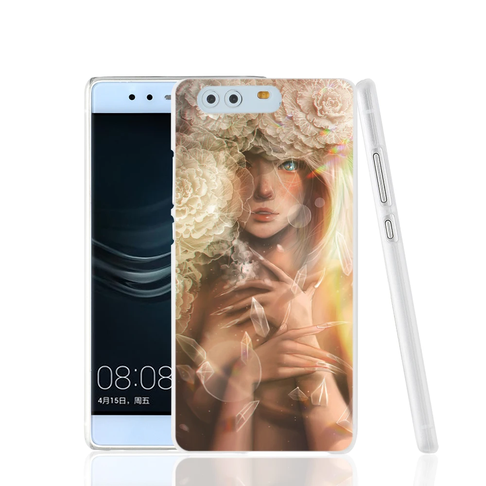 06086 Цветочный Богиня сотовый телефон Дело Чехол для huawei Ascend P7 P8 P9 lite Maimang G8|case for