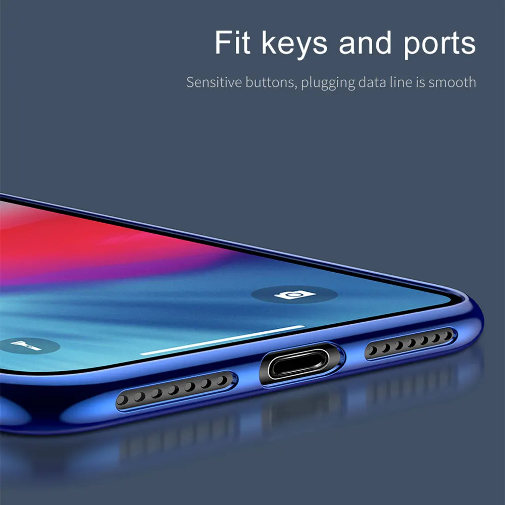 Ударопрочный прозрачный стеклянный чехол для iPhone 7 Plus 8 6s iPhone7 iPhone8 Coque XS MAX XR X |