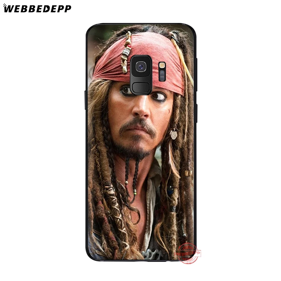 WEBBEDEPP мягкий чехол с капитаном Карибского моря Джеком Спарроу для Samsung A6 A7 A8 A9 J6 2018
