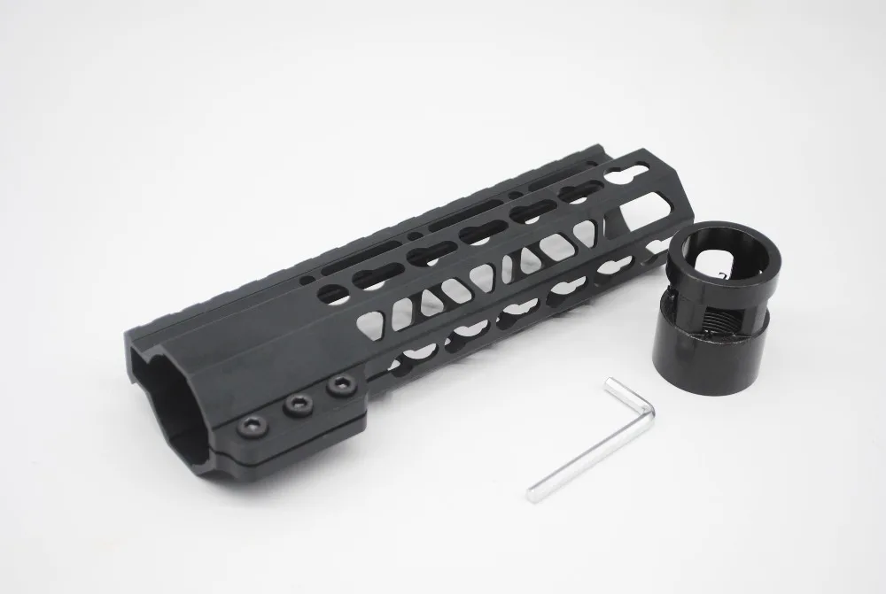 Тройной алюминиевый черный зажимной стильный Keymod/M lok Handguard Rail Picatinny Free Float Mount System