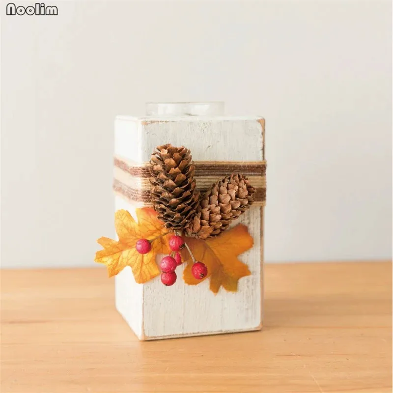 Скандинавский Рождественский Европейский ретро подсвечник обеденный стол