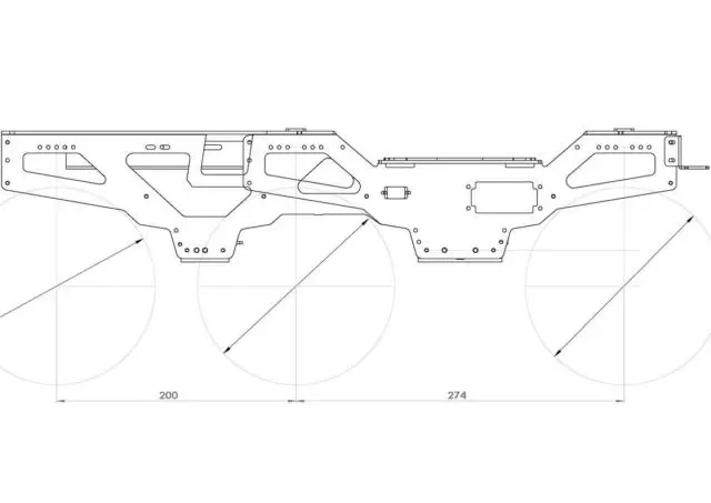 Осевой SMT10 зеленый основной каркас и клетка шасси трубы rollcage AX90055