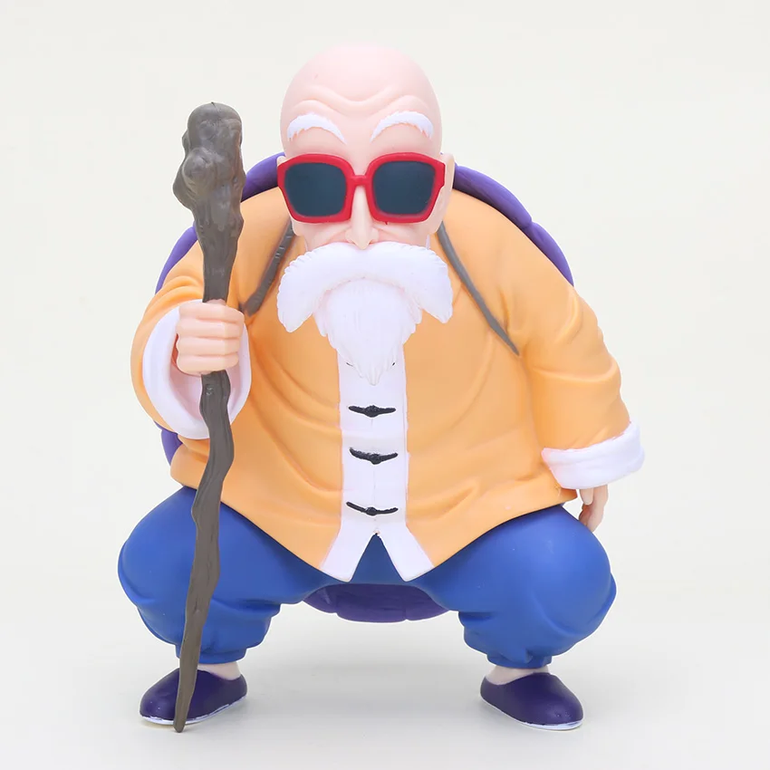 Dragon Ball Z фигурка Сон Гоку криллин Мастер Роши Улун Chiaotzu плов Буу мистер Попо фигурка игрушки модель куклы - Цвет: Master Roshi opp bag