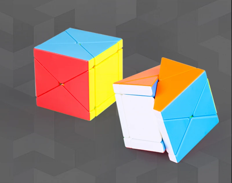 Moyu класс X странная форма Stickerless Professional Скорость magic Cube обучающая красочная игрушечные лошадки для детей