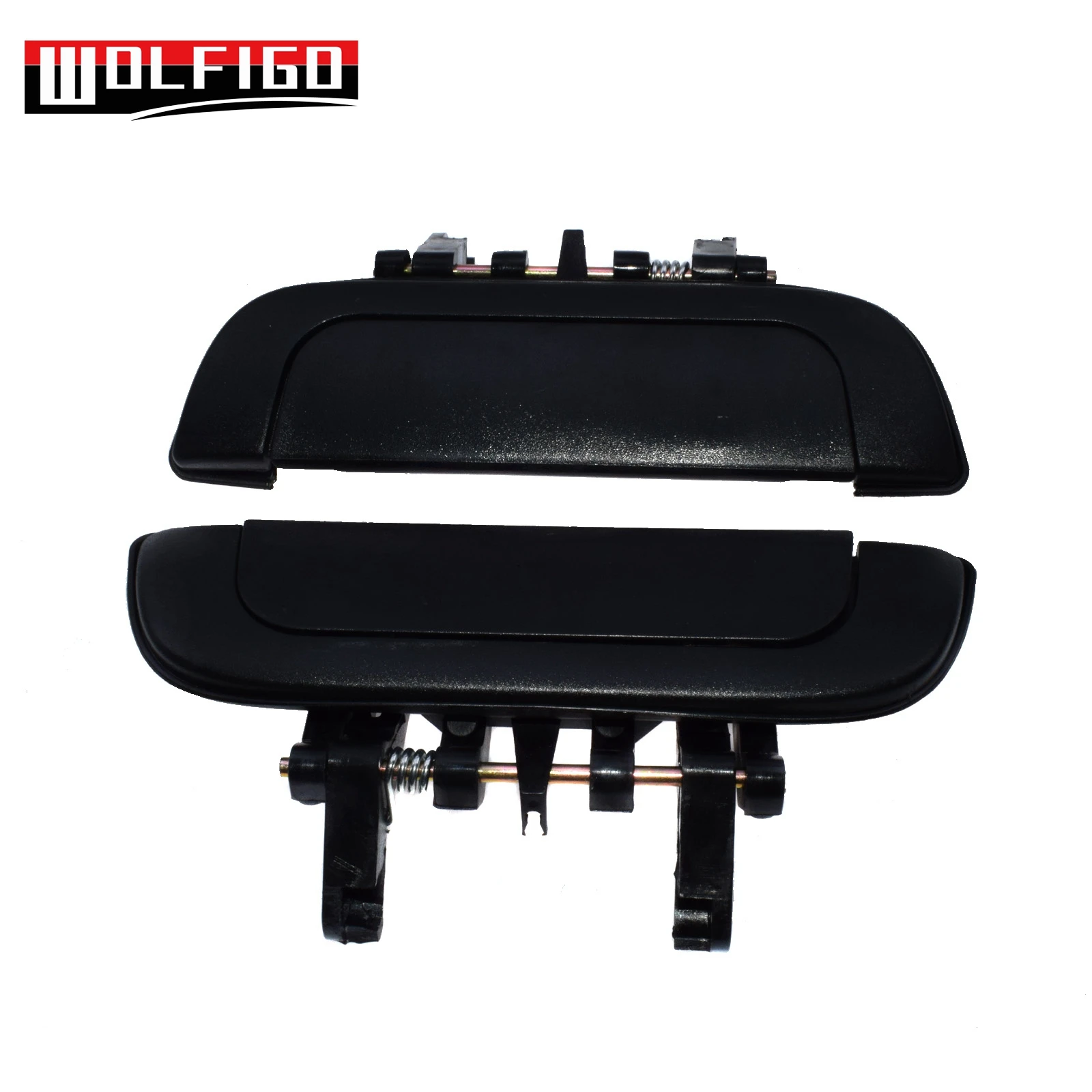 WOLFIGO черные ручки задней передней правой левой наружной двери Fit 95-02 Suzuki Baleno 82820-60G00, 82810-60G00, 82830-60G00, 82840-60G00 - Цвет: Rear Pair