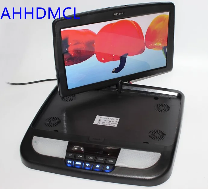11," откидной на крышу автомобильный dvd-плеер монитор игры USB SD