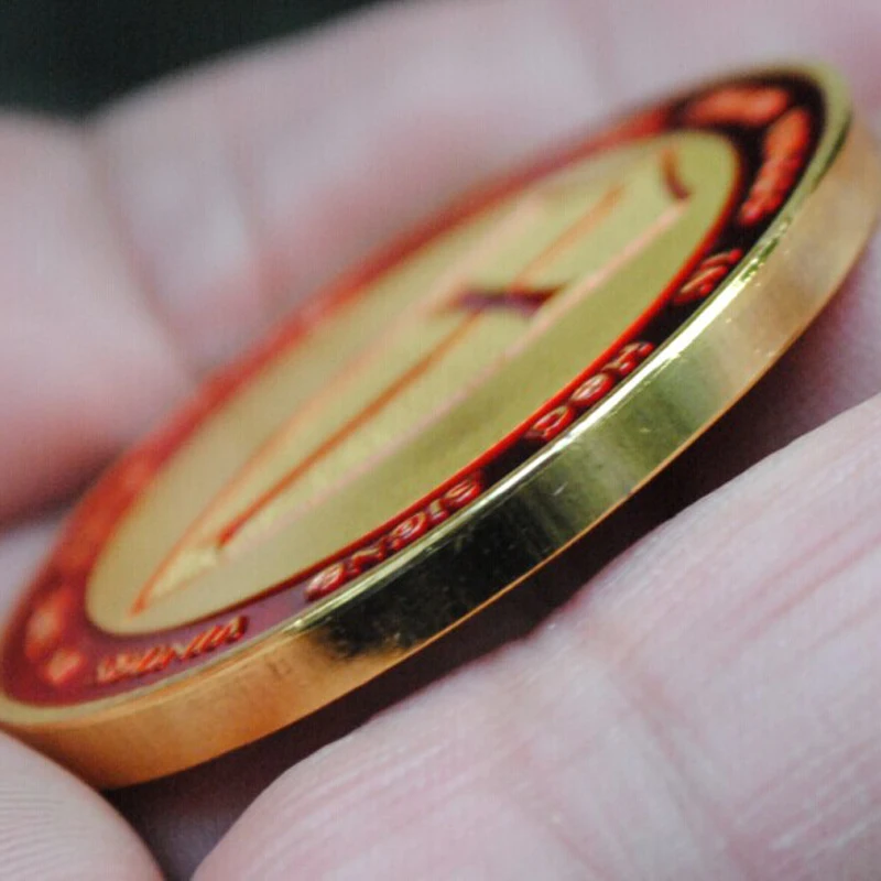 18 шт./компл. европейские Рыцари темплар разные цвета монета золотая медаль