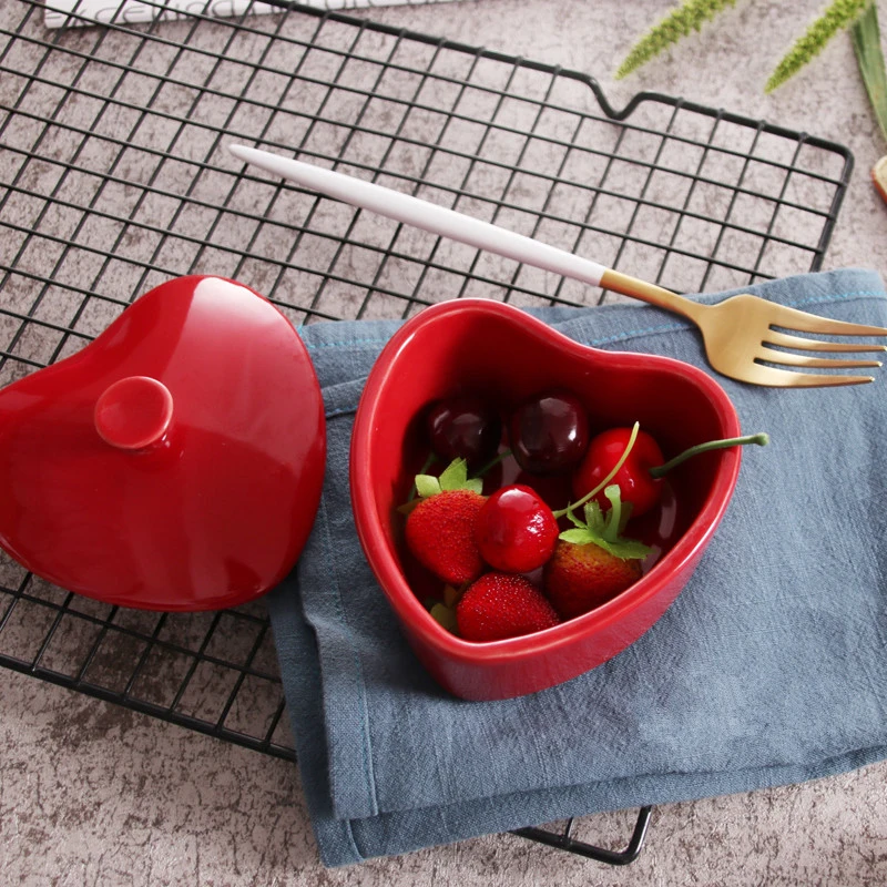 Бесплатная доставка bubble Чаша для выпечки форма керамическая чаша с крышкой | Дом