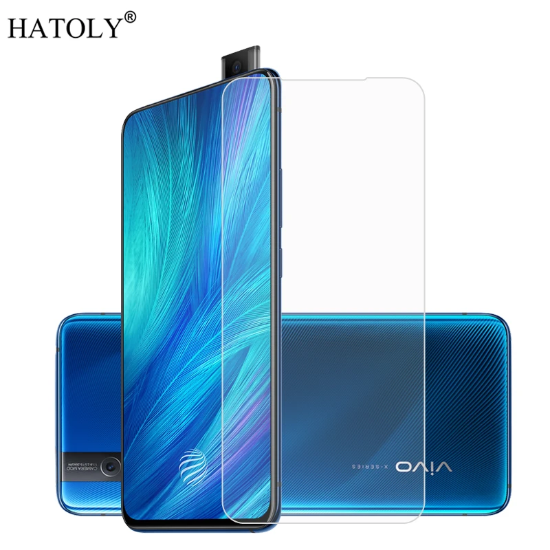 Protector de pantalla de vidrio templado Vivo X27, pel&iacute;cula fina de vidrio templado 9H HD, para X27, 2 uds.-0