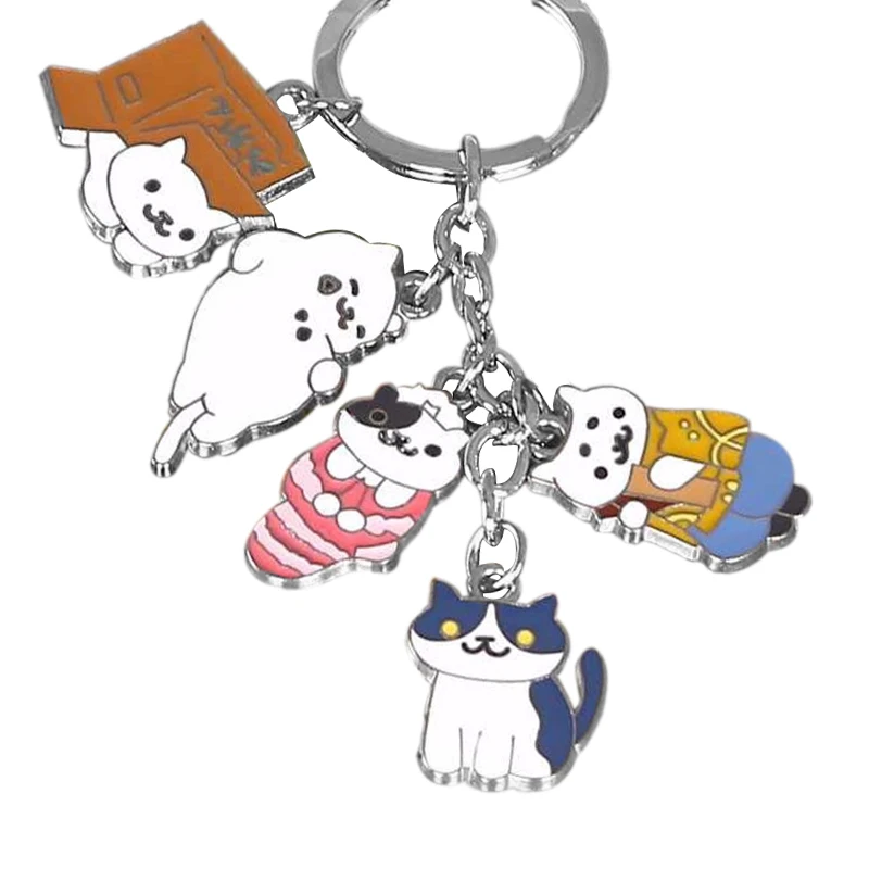 Игра Neko Atsume Kitty коллектор Tubbs Lexy металлический кулон брелок Очаровательная