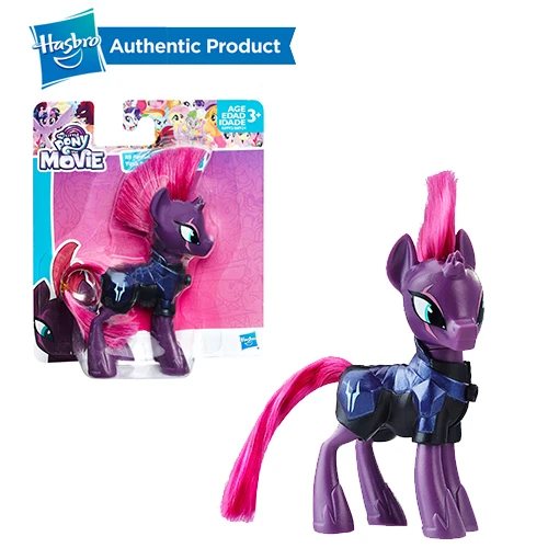 TEMPEST SHADOW FurReal Friends, My Little Pony с рисунком из мультфильма «Мой Маленький Пони» друзей 3-дюймовая пленка маленькие пони всех цветов радуги; платье в серии «Lyra Heartstring редкость фигурка коллекционная игрушка - Цвет: TEMPEST SHADOW