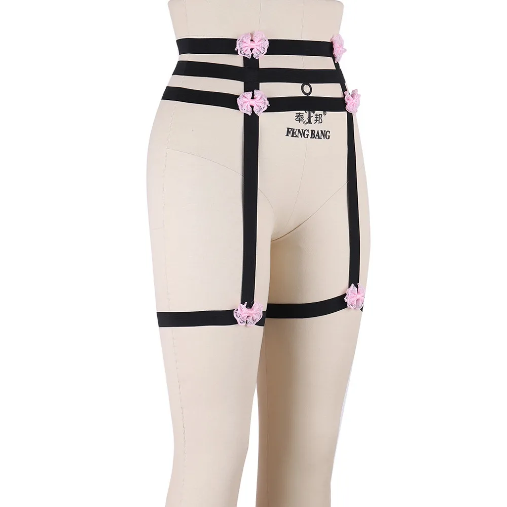 Женский пояс для БДСМ с резинками чулок | Женская одежда