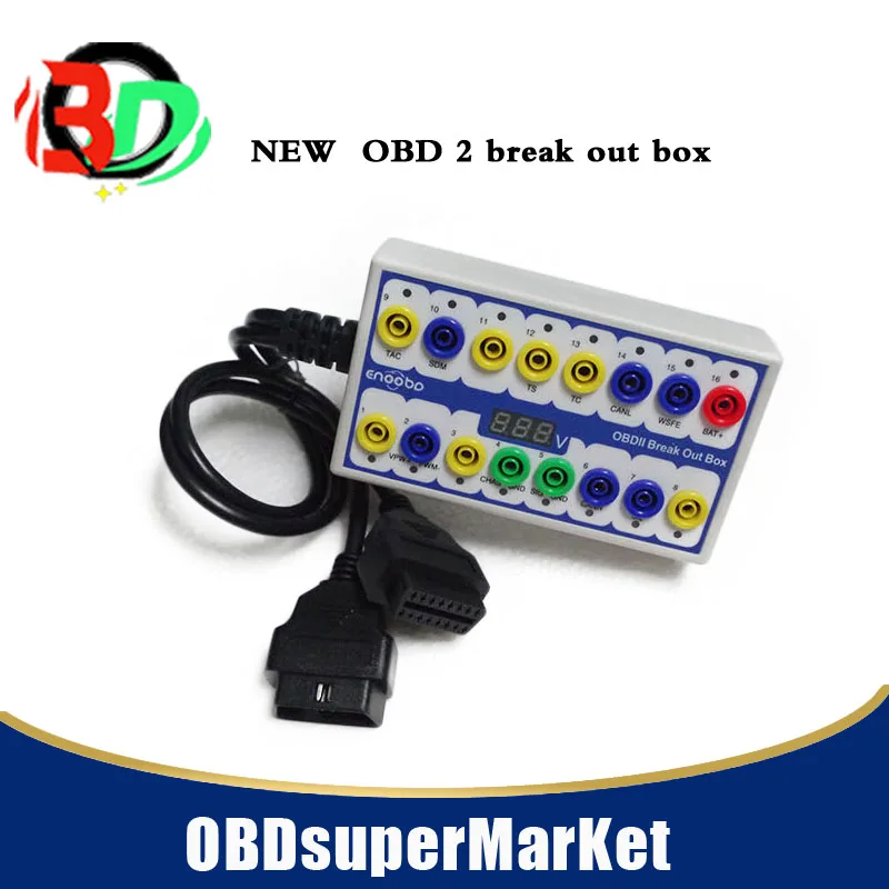 Новый диск коробка OBD2 OBD II вырваться из окна автомобиля протокол детектор авто
