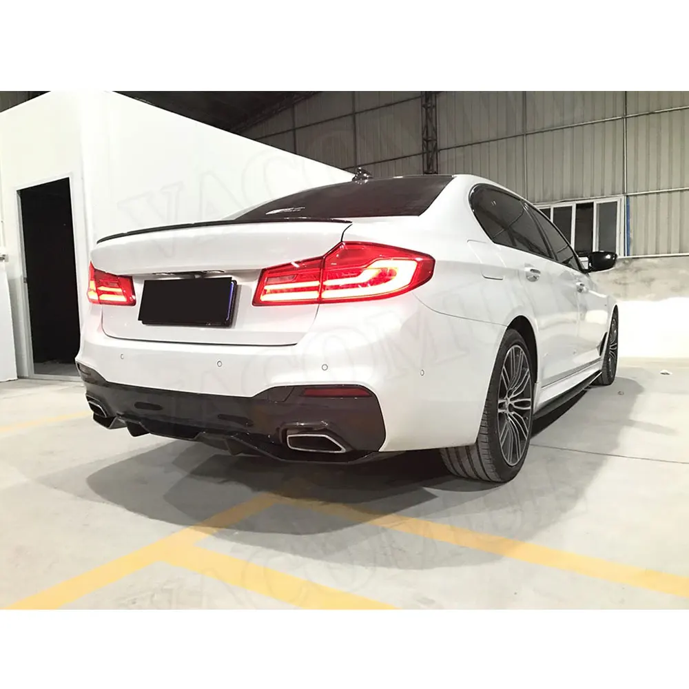 Для 5 Подставка тренога из углеволокна серия сторона юбки бампер спойлер для BMW G30