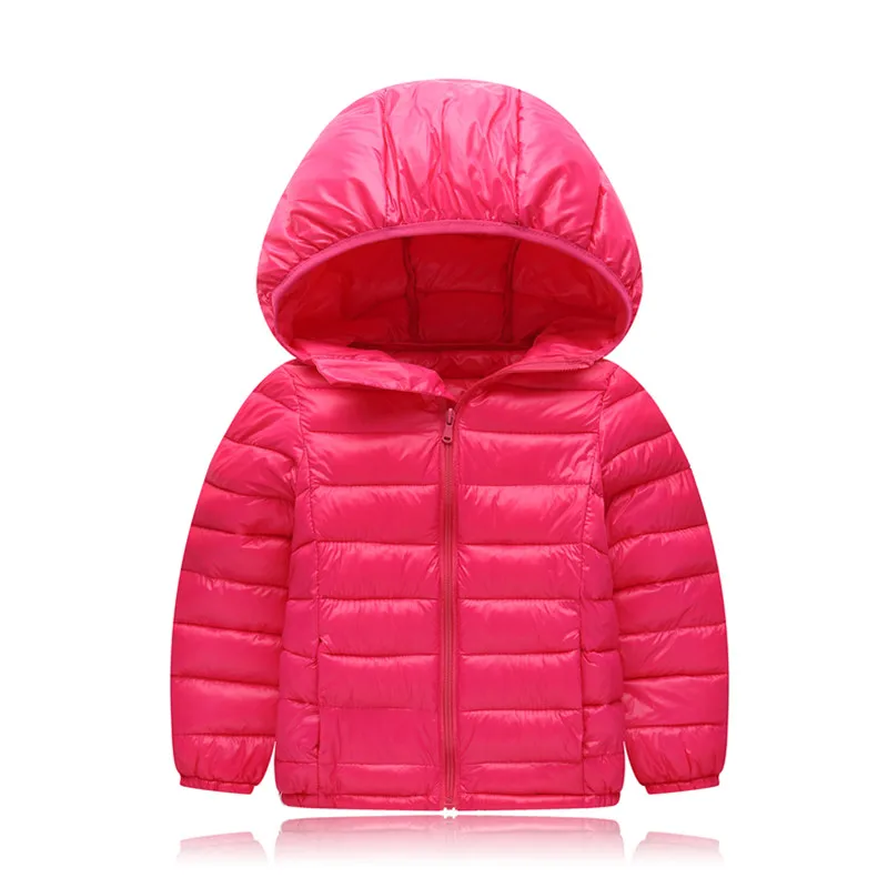 Куртка на хлопковом наполнителе для мальчиков и девочек осенняя тонкая теплая