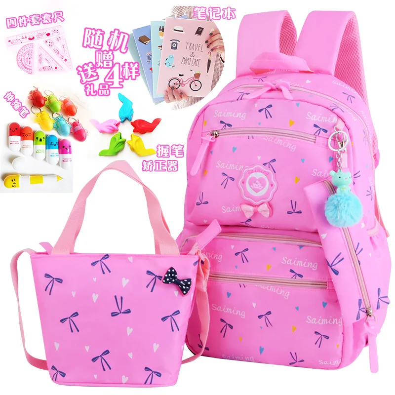 Children School Bags Teenagers Girls Printing Rucksack school Backpacks 2pcs/Set kids travel backpack schoolbags mochila escolar | Багаж и