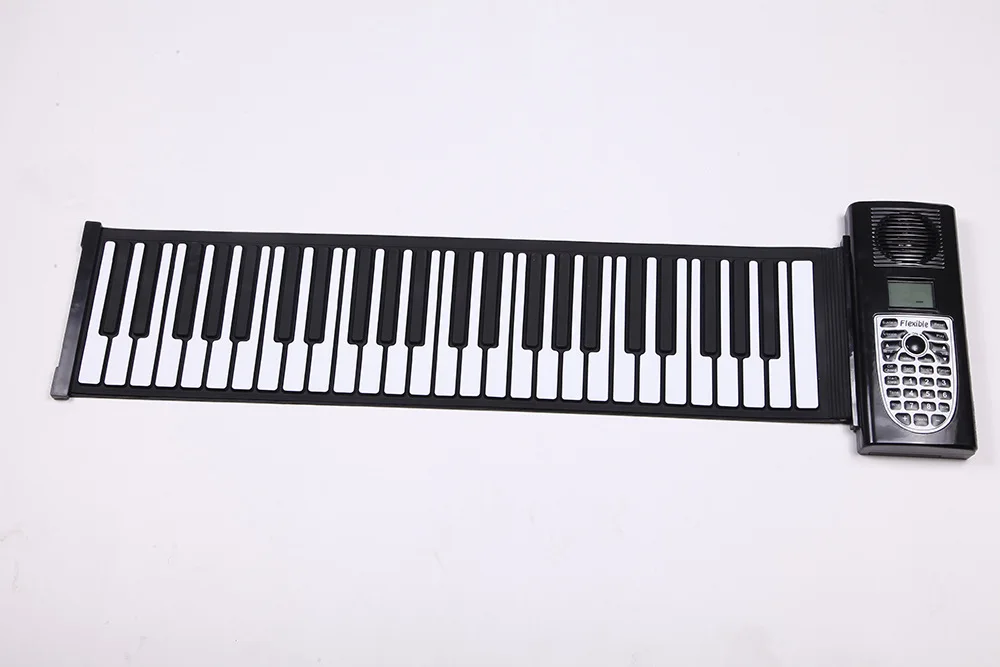 New Flexible Piano 61 Keys Electronic Keyboard Silicon Roll Up Sustain Function USB Port with Loud Speaker | Спорт и развлечения