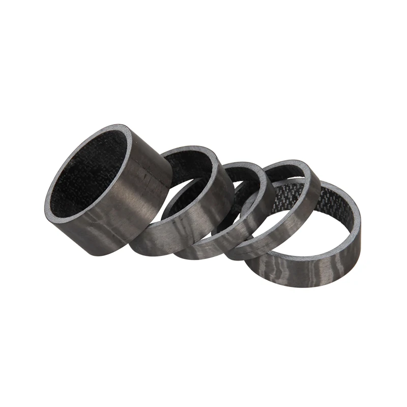 

GUB TC004 5Pcs Per Set 1 1/8" 5mm 10mm 15mm Carbon Fiber Washer Bike Bicycle Headset Stem Fork Spacer Kit For Fix Refit UD
