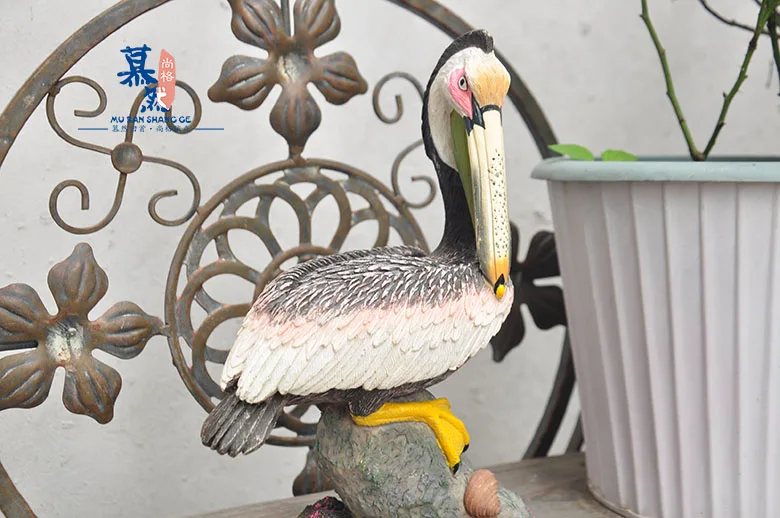 Полимерные ремесла окрашенные Туканы садовые террасы забавное индивидуальное