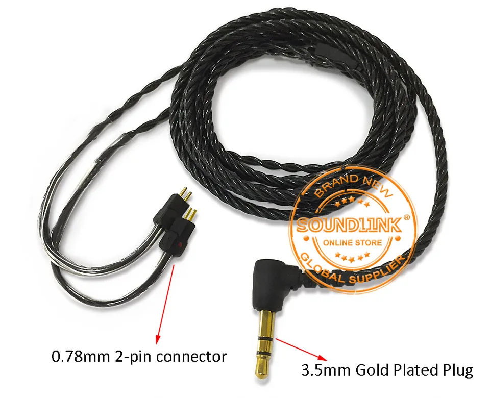 IEM кабель провод для внутриканальных музыкальных мониторов подходит 1964 w4r um3x es3 es5