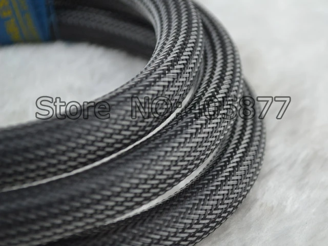 

16 мм нейлоновая сетчатая плетеная трубка для DIY Power шнур муфты кабеля трубчатые втулки